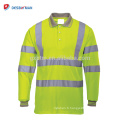 Hi Vis Viz Haute Visibilité Polo T-shirts Réfléchissant Travail Porter Jaune Orange